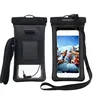 Customized color 5.5 inch soft pvc cellphone waterproof phone bag pouch for diving
