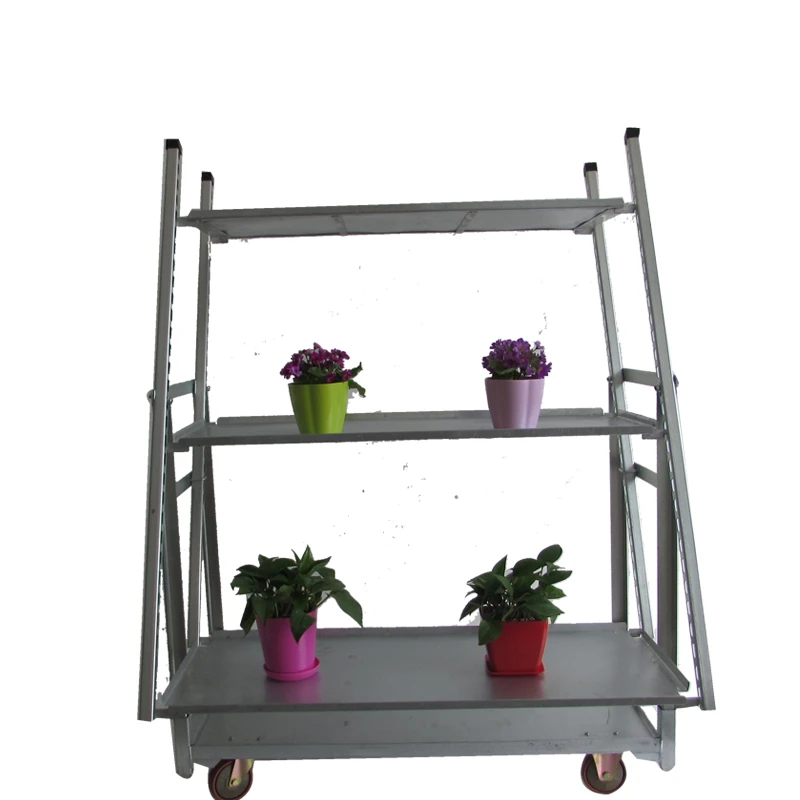 Nursery Plant Net Layer Flower Trolley Cart For Carts Growing Seedling Product On Nursery Plant Net Layer Flower Trolley Cart For Carts Growing Seedling Product On
