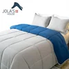 102x90" wholesale grey blue patchwork bedding quilts set 100% Polyester microfiber duvet insert for hotel