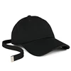 Wholesale Custom Unisex Fashion Street Hip Hop Unstructured Long Strap Tail Ribbon Baseball Dad Cap Hat