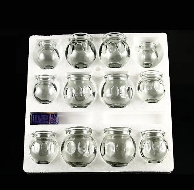 Best Quality Manufacture Therapy Hijama Cupping Set Glass Fire Cupping