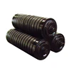 Rubber coated conveyor rollers for coal plant