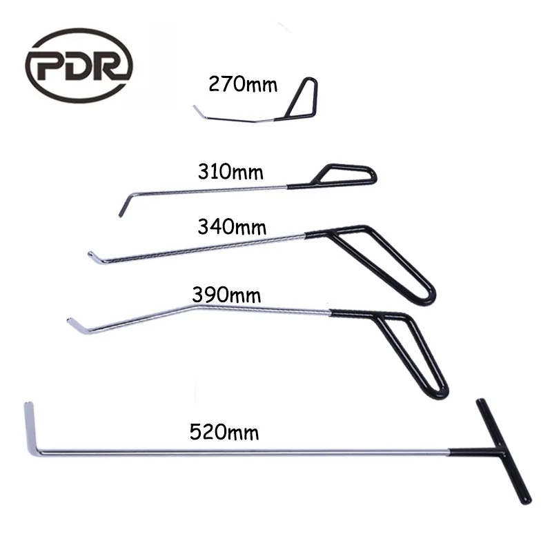 Super Pdr Push Rod Hooks Dent Removal Tool Dent Lifter Puller Set Auto Tools To Remove Car Dents