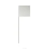 Custom wire stake ground marking flags for yard