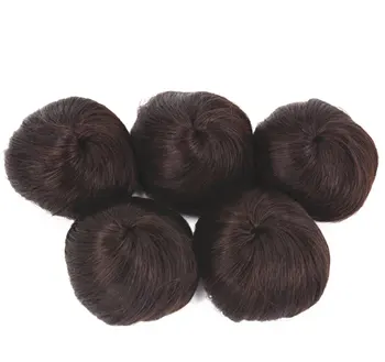 Natural Color Donut Human Hair Bun Chignon Buy Hair Bun