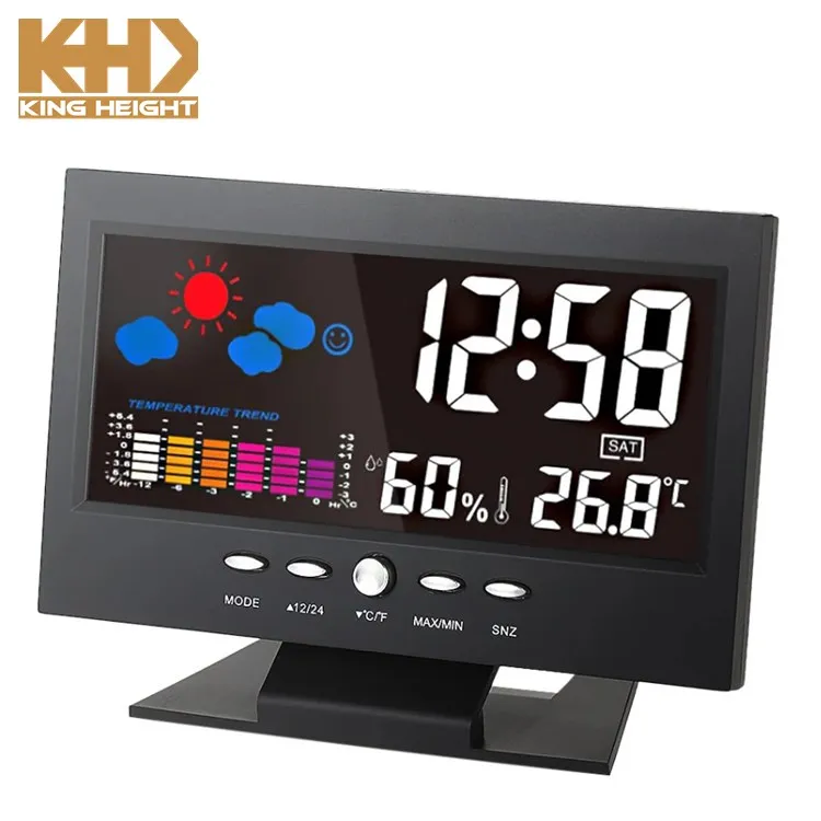 Khcl001 Indoor Temperature Humidity Display Electronic Weather Station