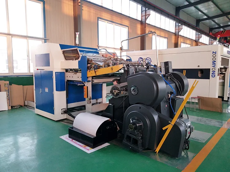 2017 NEW LATEST business LUM 1300mm creasing and cutting assembling machine made in cangzhou