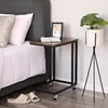 Wholesale High Quality Modern Side Design For Bedroom C Shaped Sofa Set Design Rustic Table With Wheels