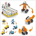 3in1 Robot Figure Star Wars Building Blocks Bricks Toys for Children Construction Boy Vehicles novelty Toy