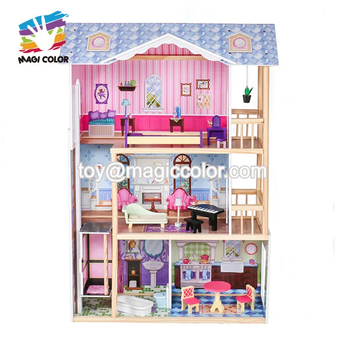 Best Design Kids Furniture Toy Wooden Doll Playhouse For Pretend