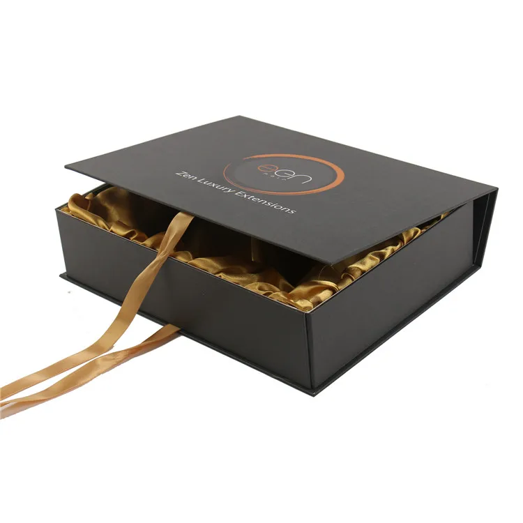 luxury black gift cardboard box soft touch packaging (5)