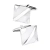 SAVOYSHI Newest Luxury White Opal Cufflinks for Mens Shirts Cuffs Cuff links Male Gift Jewelry Free Engraving Name