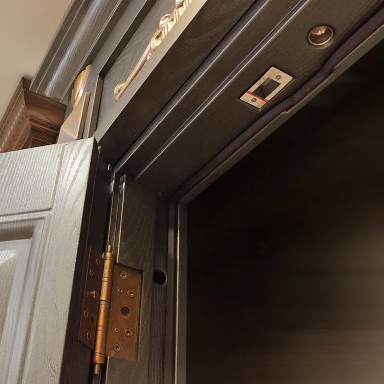 cast aluminum quality main entrance unequal double door for