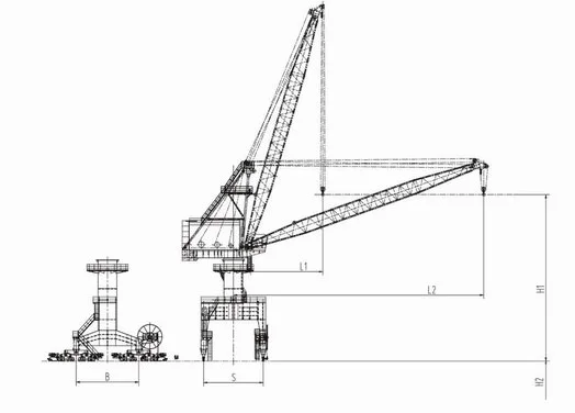 Four-Link Portal 150Tons Gantry Crane China