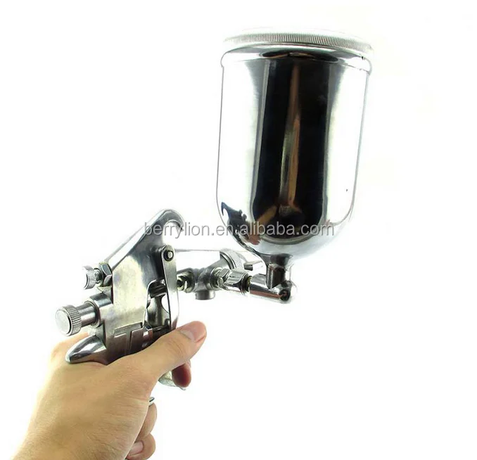 Berrylion 400cc Spring Loaded Duct Paint Spray Gun Aluminum Alloy Spray