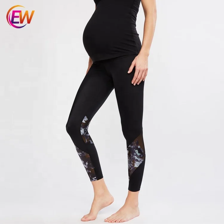 Women Fit Belly Maternity Lycra Active Wear Stretch Pregnant Clothing