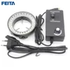 Cheap Industry Stereo Microscope Digital Camera Magnifier Adjustable LED Ring Light Illuminator Slit Lamp