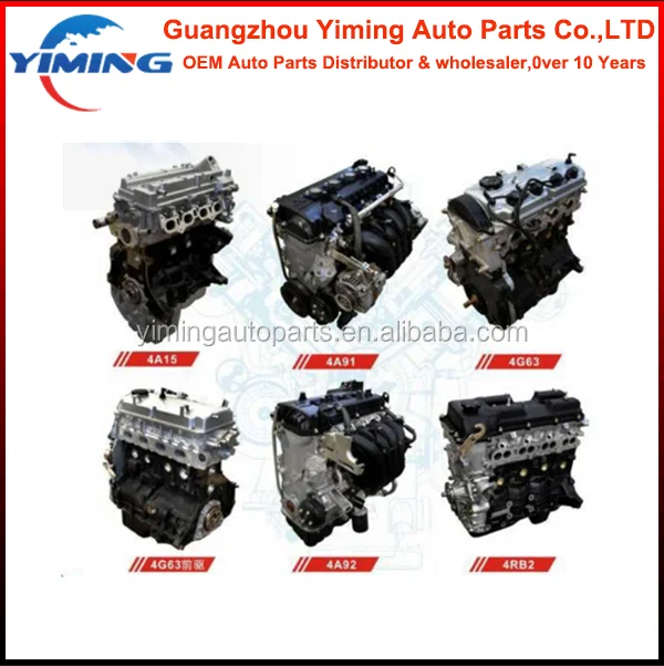 Auto Complete Engine 4a15 4a91 4a92 4g63 4rb2 Engine Assembly Buy Complete Engine 4a15 4a91