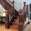 Commercial location use modern solid wood staircase