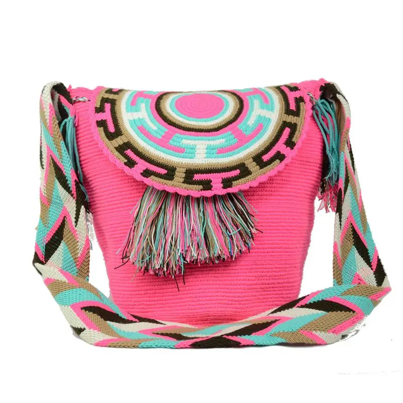 crochet wayuu bag