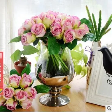 wedding best sell wholesale artificial Caroline rose bouquet  (11).jpg