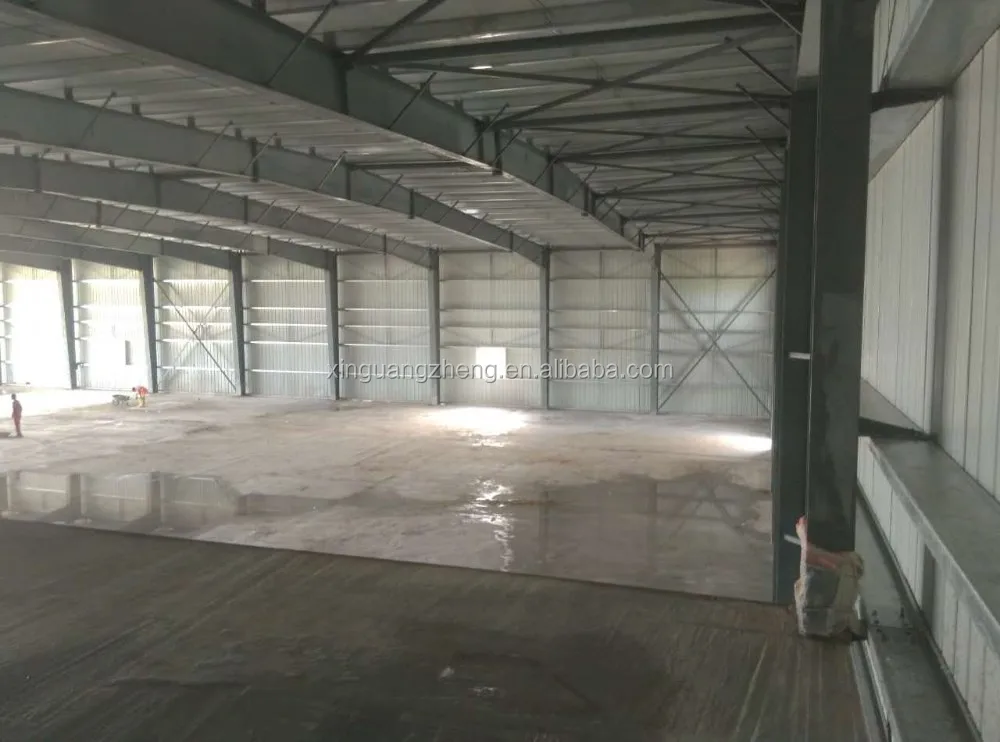 prefabricated steel hangar project