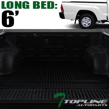 Buy Topline Autopart Black Rubber Diamond Plate Truck Bed Cargo