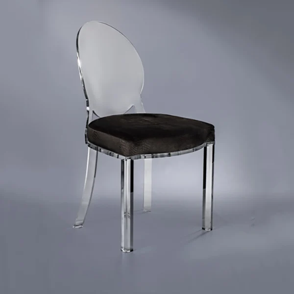acrylic makeup chair
