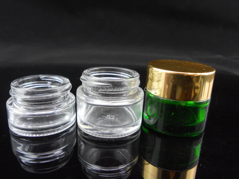 3oz 100ml Clear Glass Body Butter Jars Cosmetic Container Cream Jars