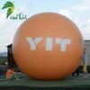 Custom Orange Advertising Helium Sphere Balloons