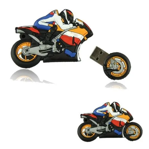 Motorcycle Model 8gb 16gb 32gb Usb 2.0 Flash Drive Memory Stick Thumb