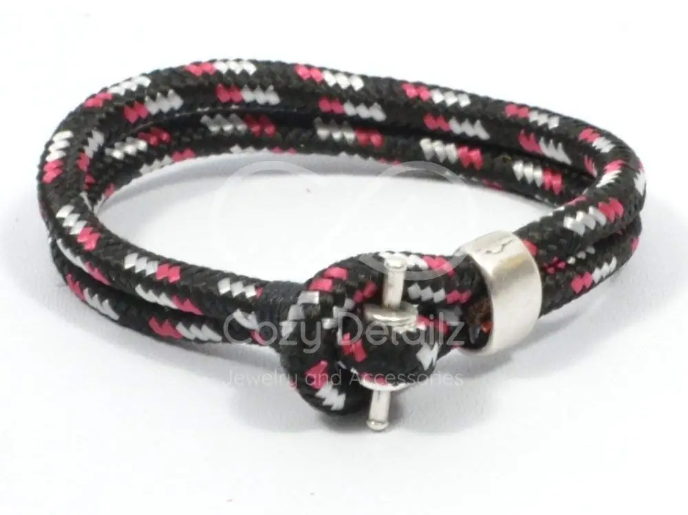 Nautical Rope Bracelet Diy Find Get Quotations Black Paracord Bracelet Men Rope Nautical Jewelry Surfer