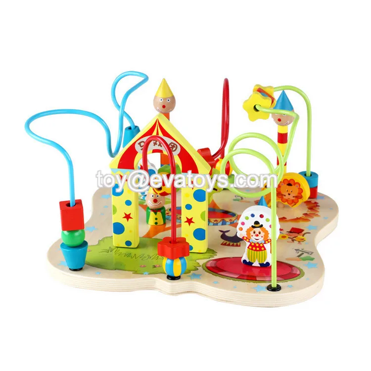 wooden circus toys