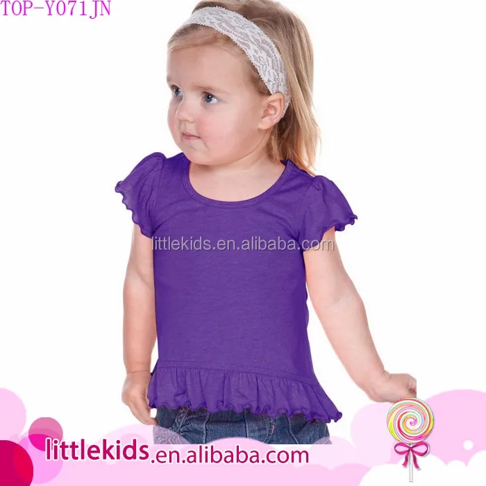 Many Colors Blank Summer Children T Shirt Plain Dyed Wholesale Cotton
