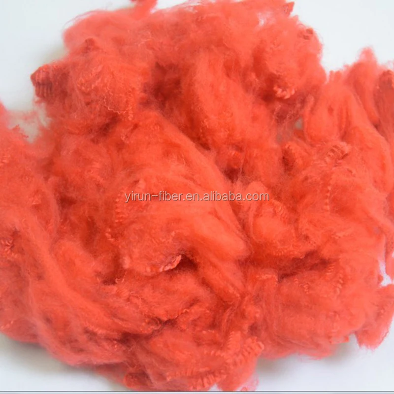 dope dyed PSF-red