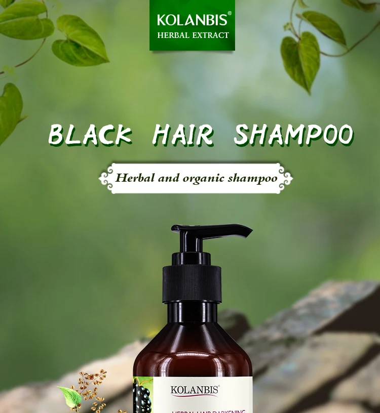 Long-lasting Black Hair Shampoo To Turn Hair From White To Black ...