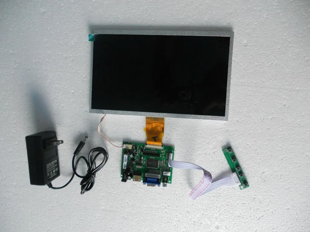 Plastic case Cover for DIY 10.1 inch 16:10 lcd Monitor Panel B101EW01 B101EW02 