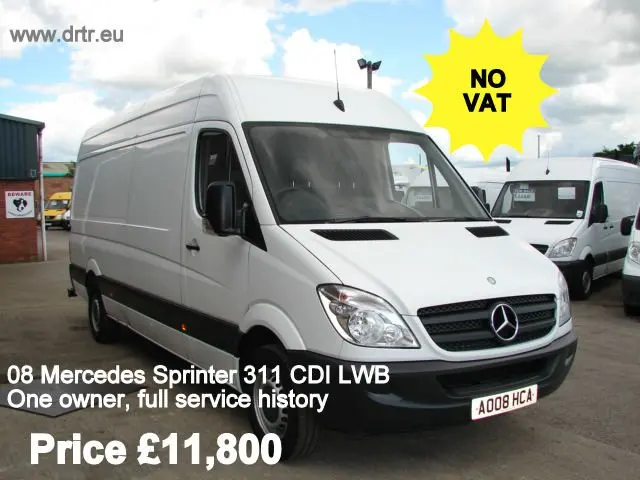 Mercedes Benz Sprinter 311 Closed Box Minibus For Sale Buy Van