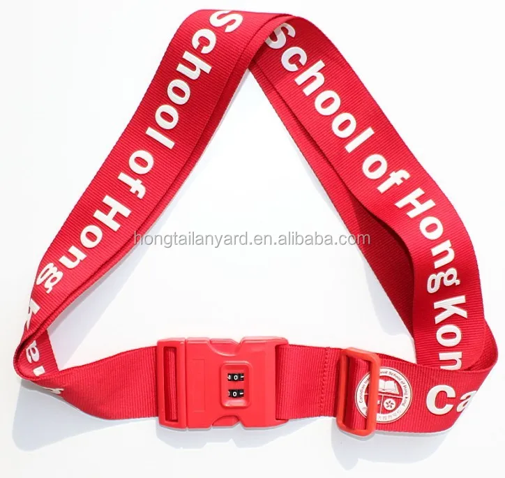 personalised luggage straps lockable