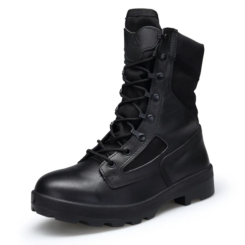Topsion Men Women Used High Ankle American Tactical Army Shoes Military Combat Canvas Boots