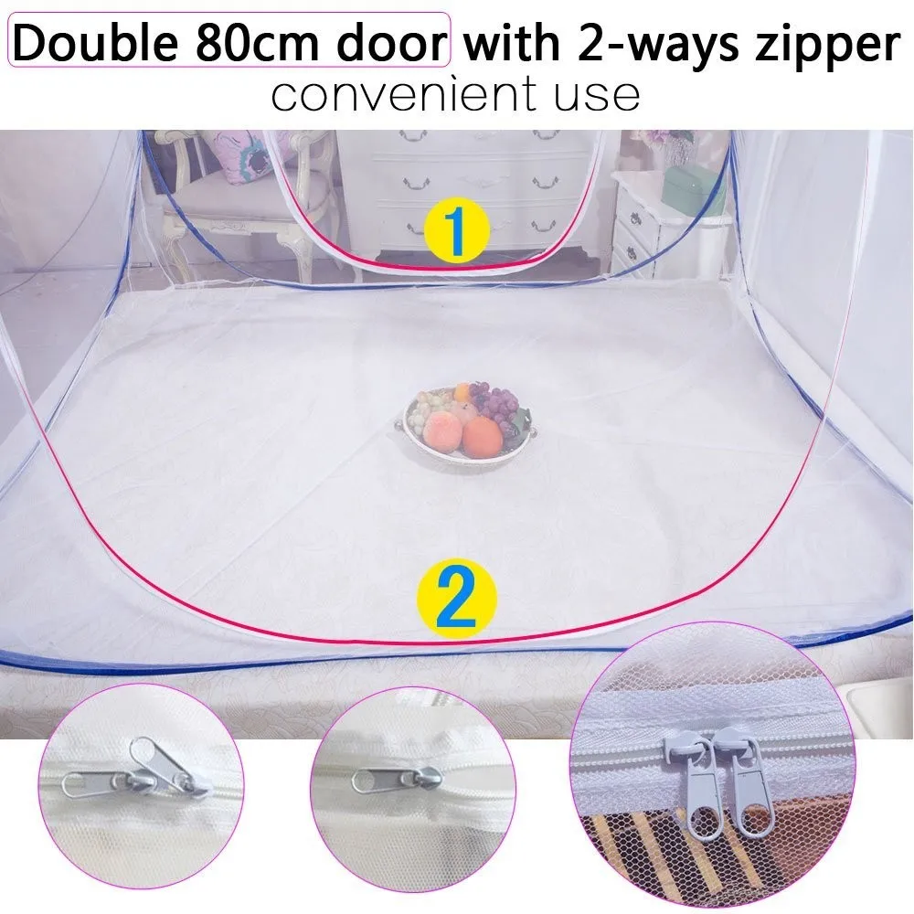 One Touch Mosquito Netting For Bed Foldable Yurt Mosquito Tent Net Pop
