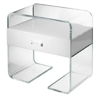 Mini Clear Acrylic Lucite Bedside Tables Desks With Drawer Buy