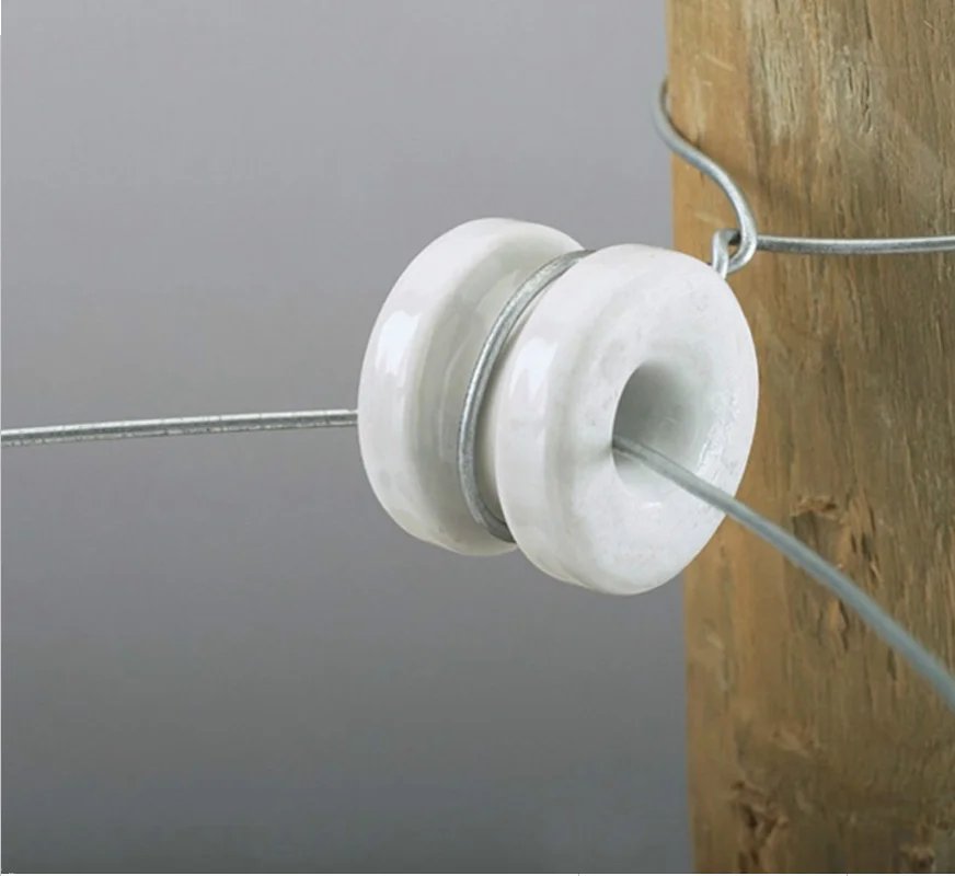 High Tensional Porcelain Reel Insulator For Electric Fence Buy High
