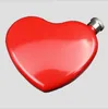 Custom logo stainless steel novelty heart shape Hip Flasks