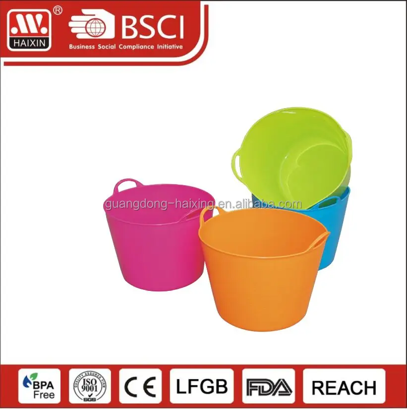 decorative plastic buckets