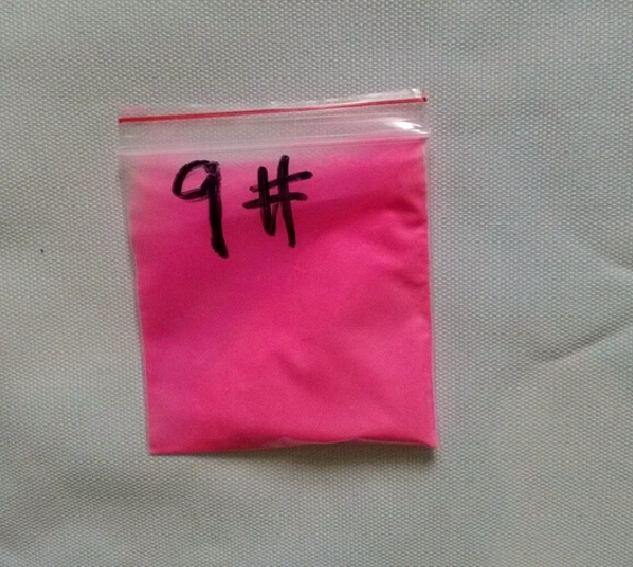 Luminous powder Glow in Dark Pigment 100g bag advertisement pigment Pink Color glowing phosphor powder DIY