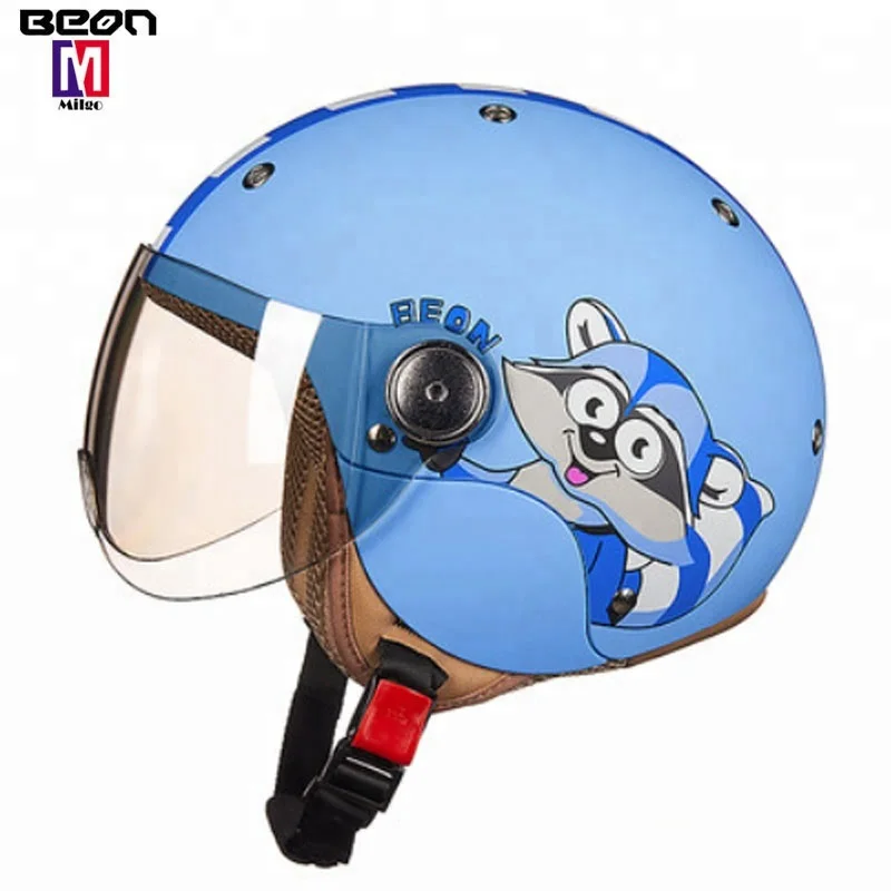 Desenho animado de corrida de motocicleta com capacete