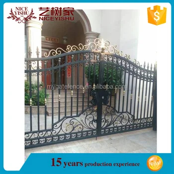 Yishujia Factory Vintage High Quality Wrought Iron Gate Beautiful Gates Models For Homes Interior Yishujia Factory Vintage High Quality Wrought Iron Gate Beautiful Gates Models For Homes Interior