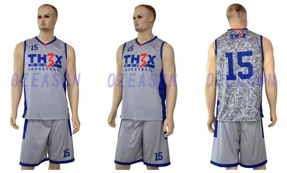 Latest Design 2016 Reversible Sublimated Basketball Jersey White And ...