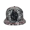 Wholesale Black Fitted Team Custom Embroidery Snapback Cap